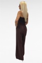 jumpsuit con fascia elasticizzata  brown